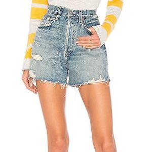 Agolde Dee Size 27 Ultra High-Rise Jeans Raw Hem